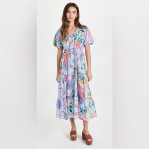 NWT Banjanan Betty Dress Mill Flower Vista  size S